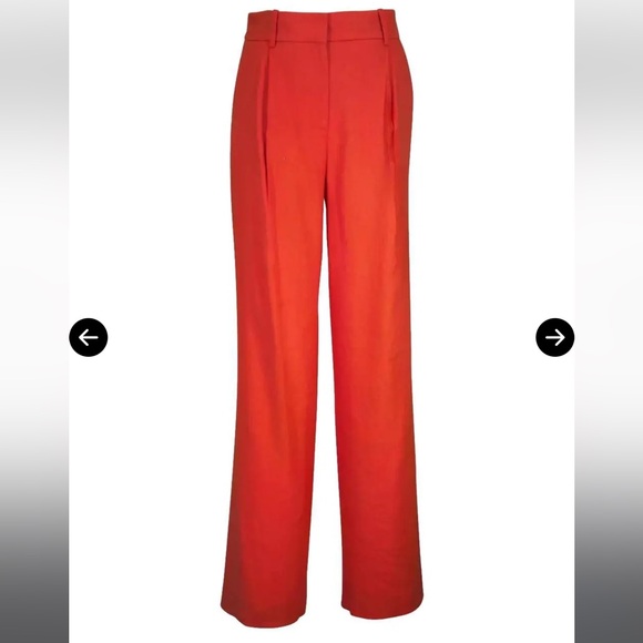 Veronica Beard Hyser Pant size 4 Persimmon NWT